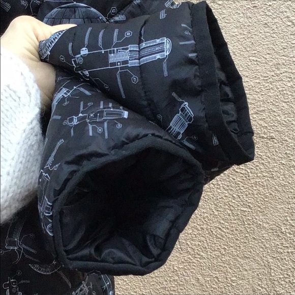 [SOLD] Disney Star Wars Blueprint Quilted Parka - Picture 5 of 8